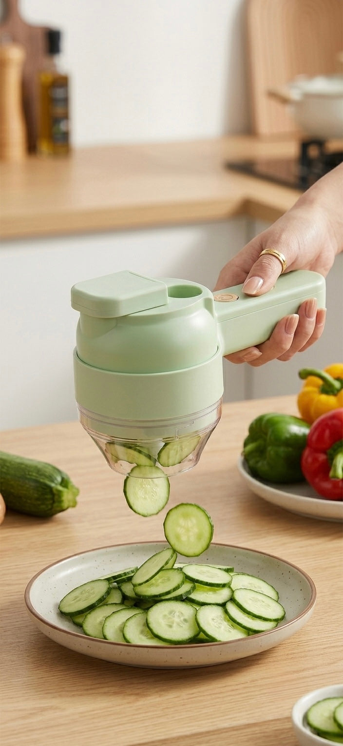 Mini Robot da Cucina Elettrico 4-in-1