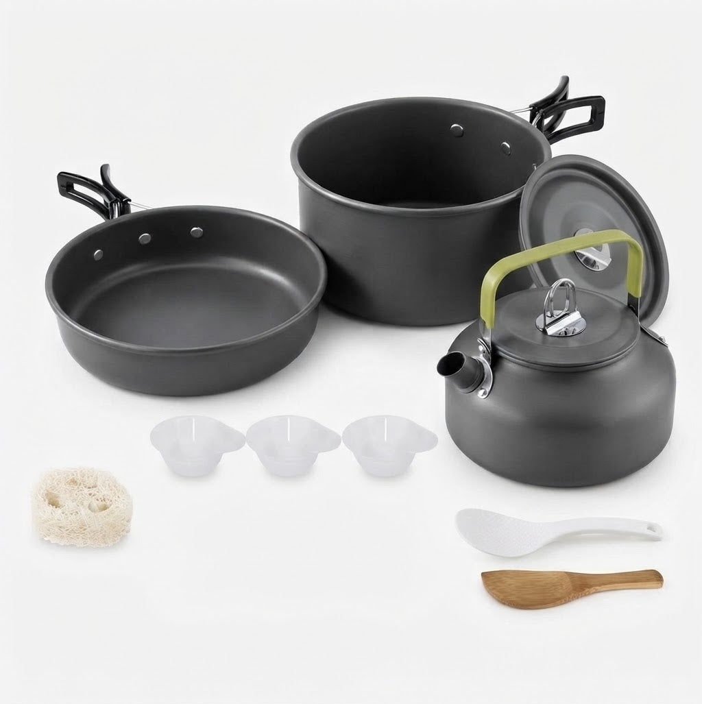 Set da Campeggio in Alluminio Antiaderente