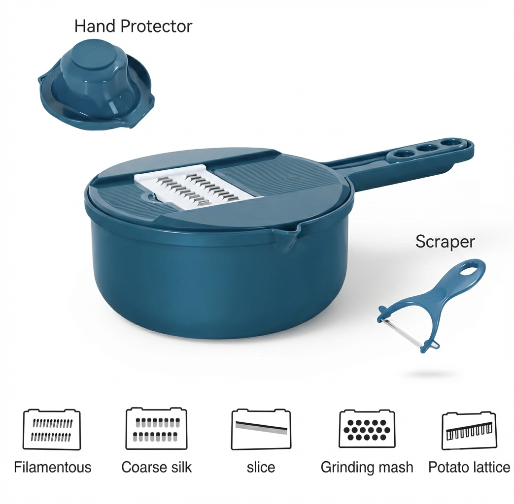 Mini Robot da Cucina Elettrico 4-in-1